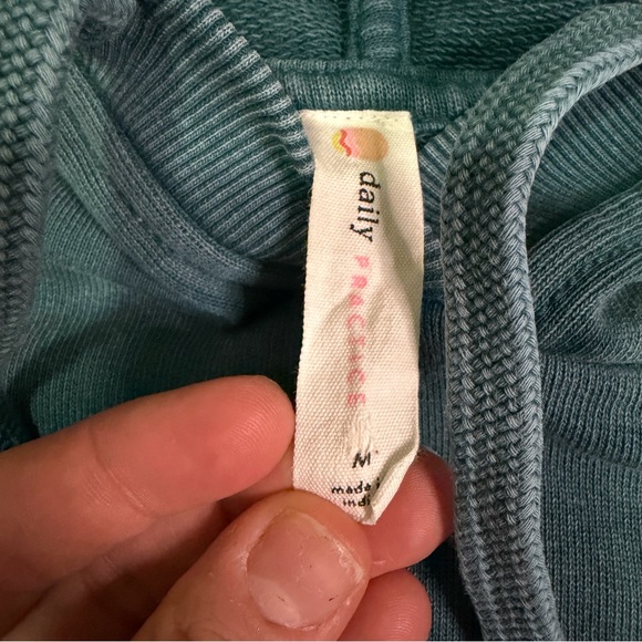 Anthropologie Daily Practice Elaine Embroidered Hoodie medium - Picture 7 of 8